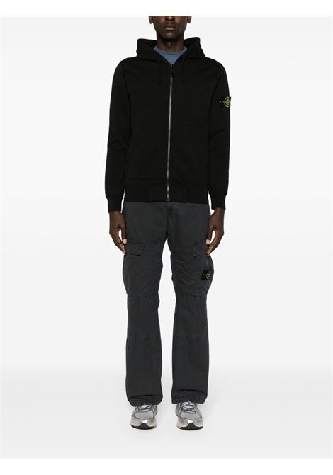 6100061 swatshirt man black STONE ISLAND | L1S15 6100061 S0051V0029